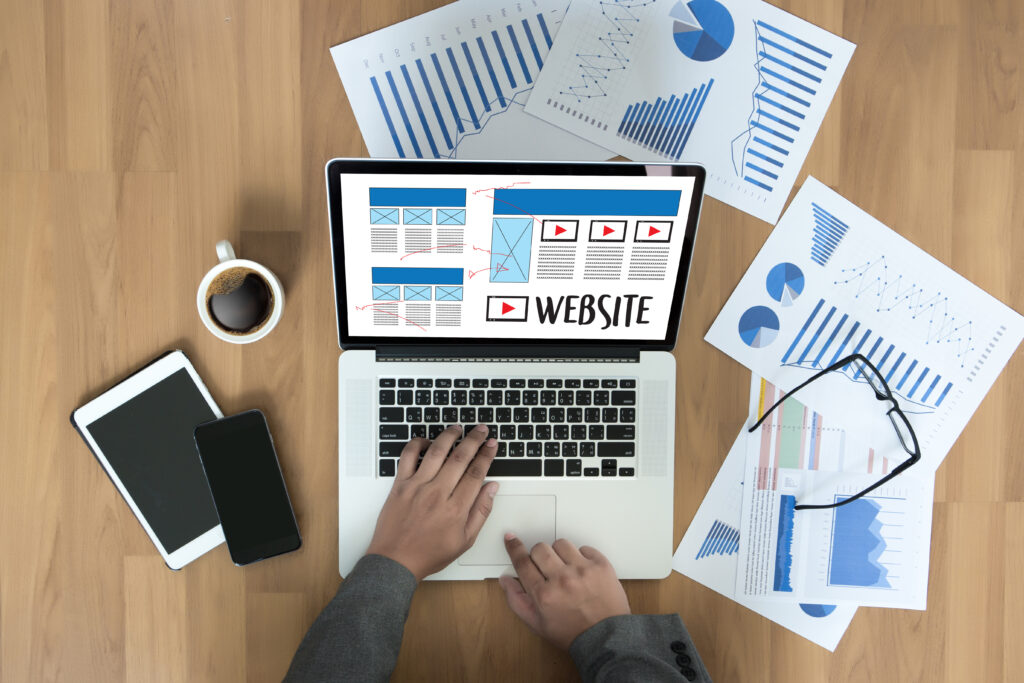 come creare un sito web