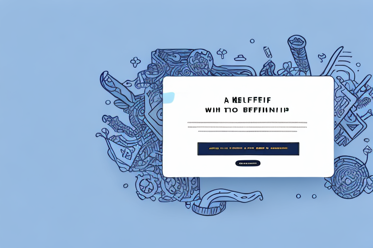 A small business with a referral program sign-up box