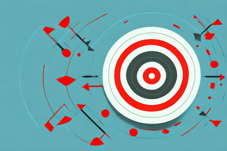 A target with arrows pointing towards it