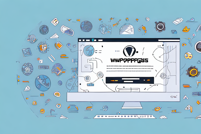 A computer screen with the icons of 10 wordpress plugins