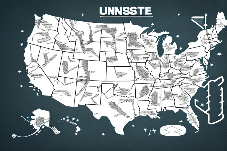 A map of the united states